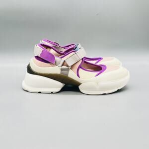 Kate Spade New York Shoes Women 9 Multicolor Leather Strap Cloud Cutout Sneakers